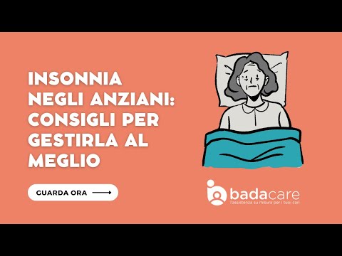 Video: Cosa causa l'insonnia negli anziani?