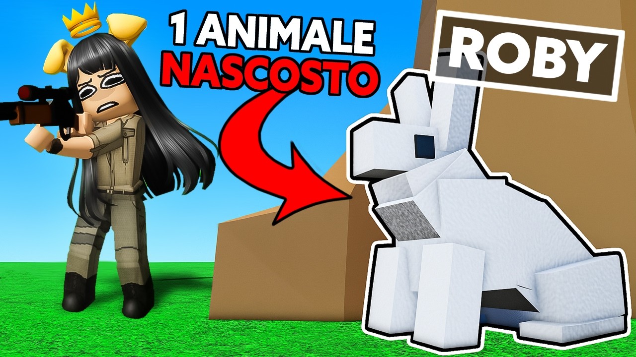 NASCONDINO DA ANIMALI SU ROBLOX!