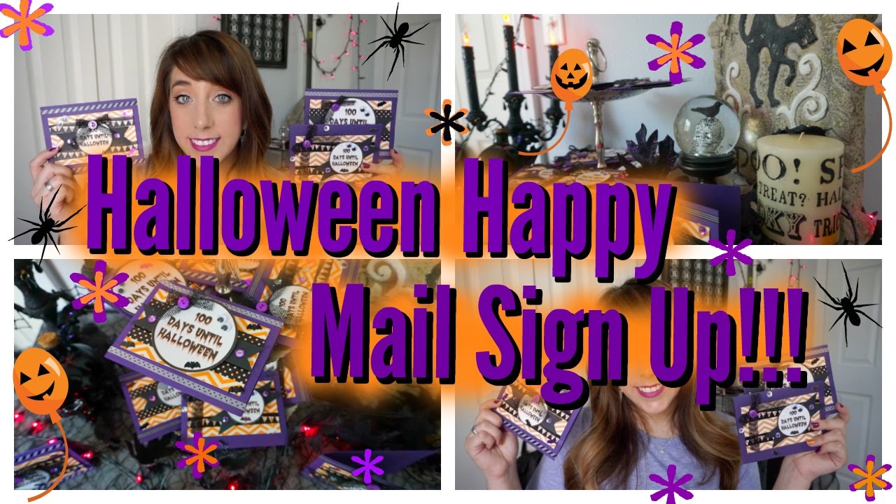 HALLOWEEN HAPPY// HALLOWEEN HAPPY MAIL (Sign up is closed!)