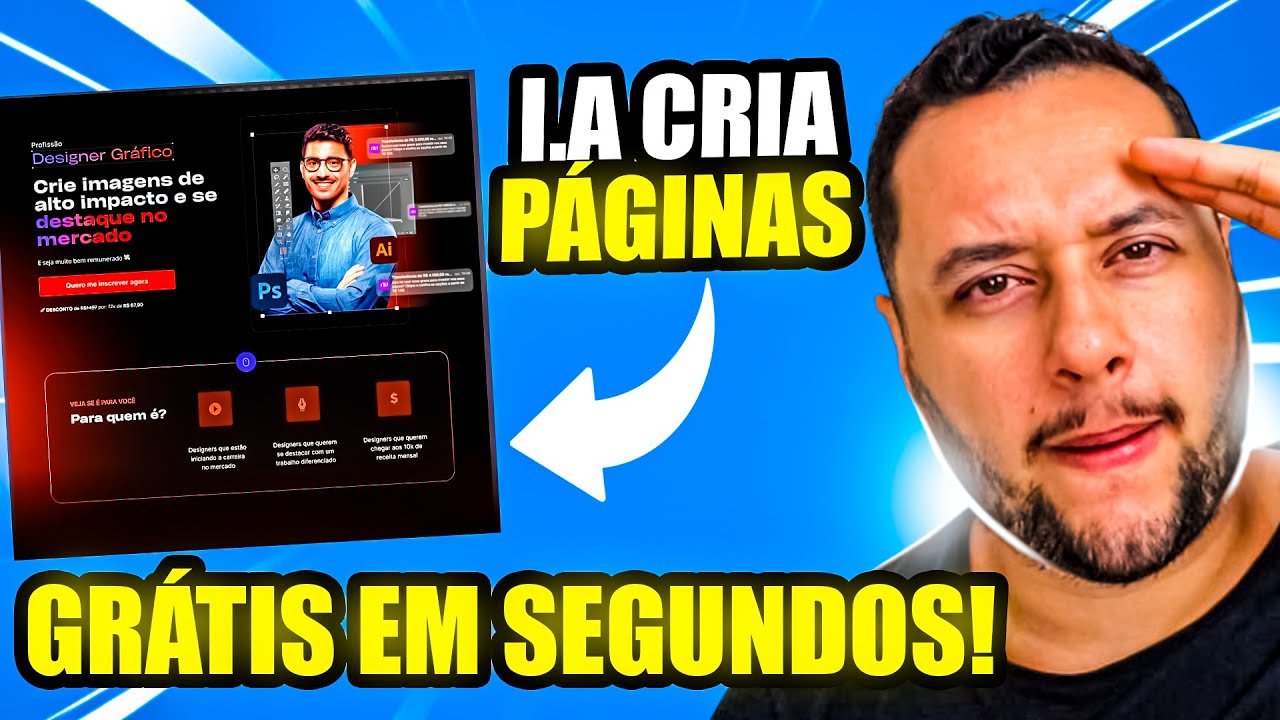 COMO CRIAR UMA PAGINA DE VENDAS COM IA GRÁTIS - Inteligencia Artificial ...