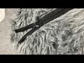 How to Put a Zipper in Cuddle® Minky Fabric and Faux Fur Fabric