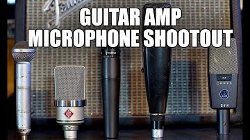Guitar Amp Mic Shootout: Condenser vs Ribbon vs Dynamic