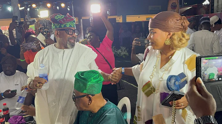 WATCH HOW FAITHIA BALOGUN GREETS OGA BELLO, YINKA QUADRI AND YEMI SOLADE