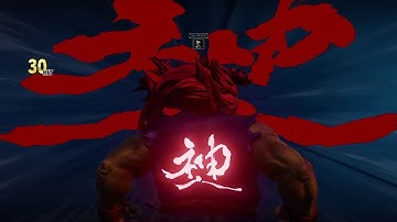SFV AKUMA RAGING DEMON FRAME TRAP + WAKE-UP