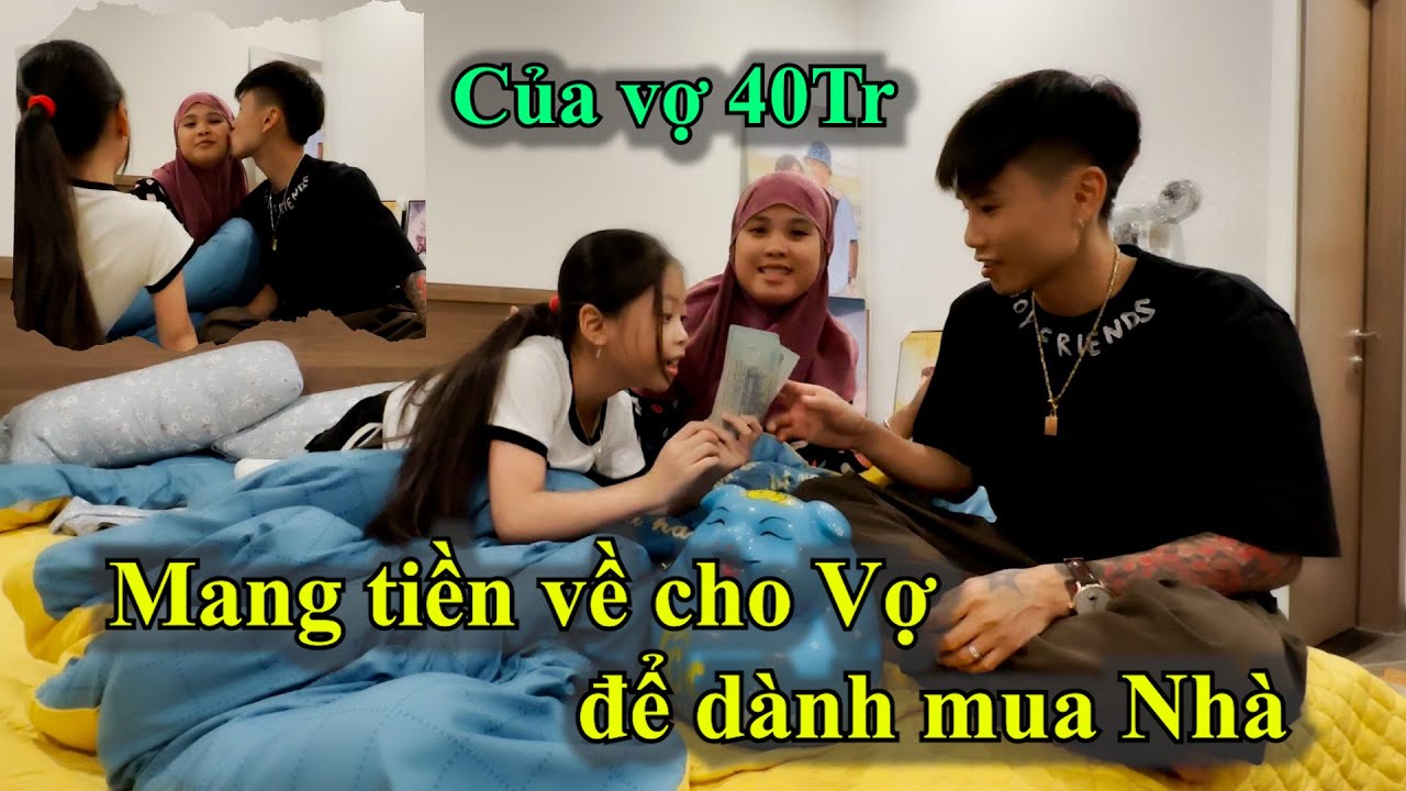 Mang Tiền Về Cho Vợ Và Con Gái Đút Heo Để Dành Mua Nhà | Đạt Villa