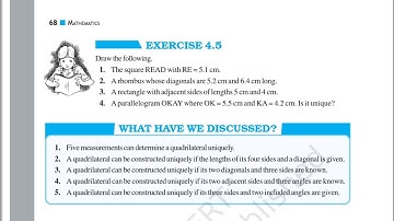 Chapter 4 Practical Geometry || Exercise 4.5  || Class 8 Maths|| RBSE CBSE NCERT
