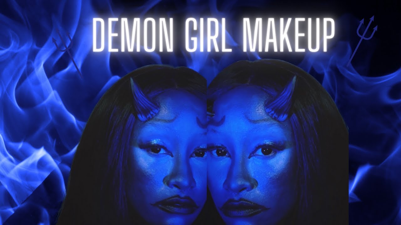 Halloween Tutorial Devil Makeup - YouTube