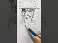 Do you know him? 🤔#anime #beginnerartist #NarutoUzumaki #AnimeArt #drawing #sketching