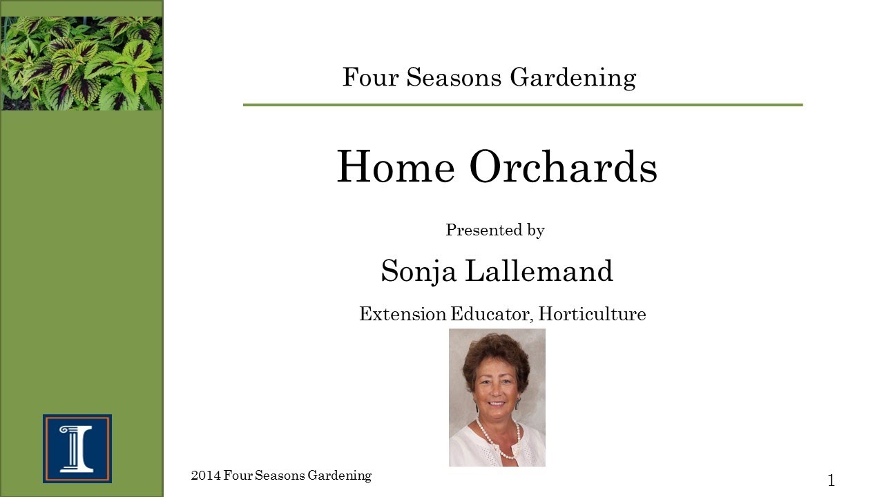 Four Seasons Gardening Series - Home Orchards - YouTube