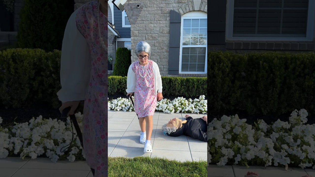 OLD LADY GETS REVENGE ON DAD 