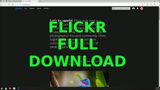 Flickr photo download to PC screenshot 1