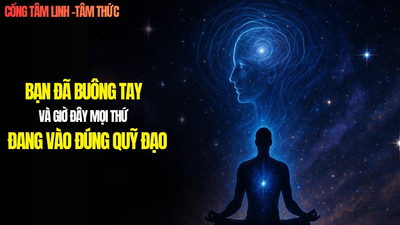 BẠN ĐÃ BUÔNG TAY… VÀ GIỜ ĐÂY MỌI THỨ ĐANG VÀO ĐÚNG QUỸ ĐẠO . HỌ CẢM NHẬN ĐƯỢC ĐIỀU ĐÓ.