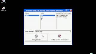 Sobolsoft com How To Use MS Access Change Case to Proper, Upper, Lower & Sentence Software