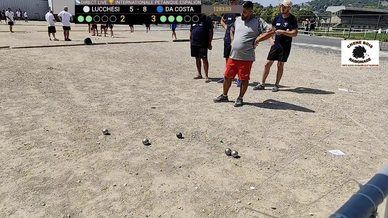 Miniature : 🎥 DIRECT LIVE 🎥INTERNATIONAL PÉTANQUE ESPALION🏆Pétanque Open Seniors 3x3