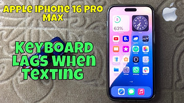 Keyboard Lags When Texting on iPhone 16 Pro Max Here