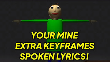 Your Mine Extra Keyframes But SPOKEN LYRICS HANGOUTS TAKE (Your Mine But Clean)