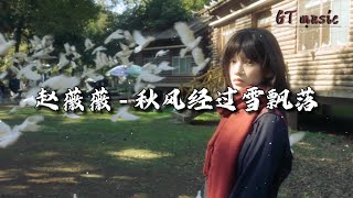 赵薇薇 - 秋风经过雪飘落『秋风吹散了回忆，冬雪不知我意难平。』【动态歌词MV】