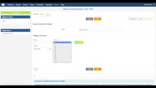 ThinkWave Reports Tool Widgets   Row Widget