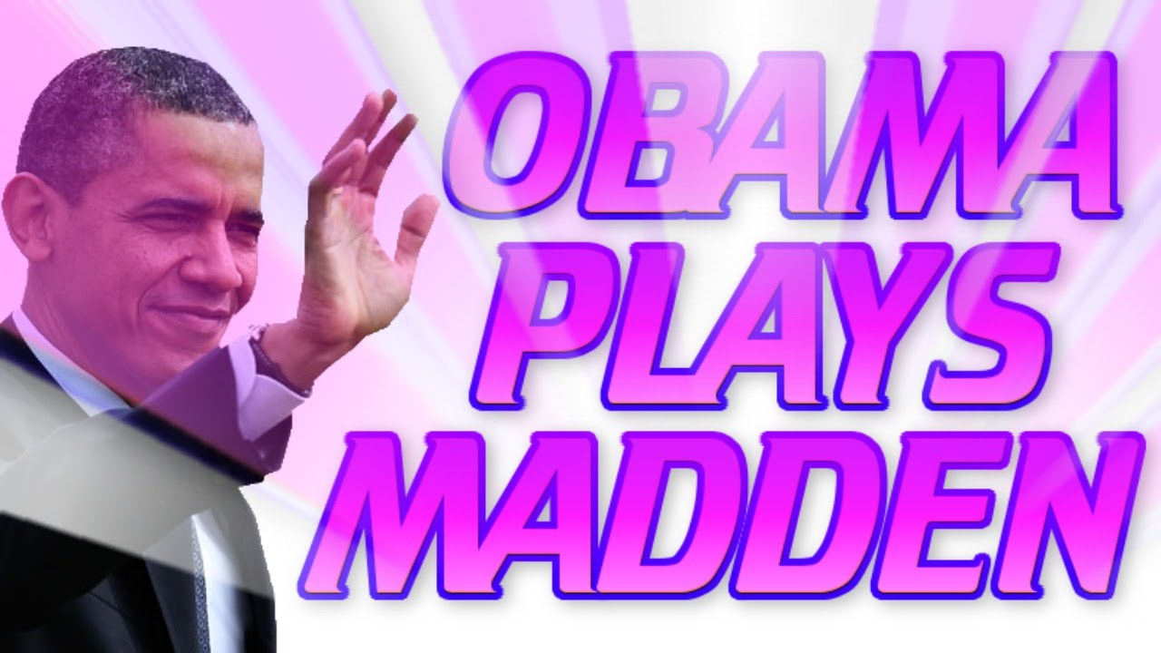 OBAMA PLAYS MADDEN (SKIT)! LIVE at the White House! MADDEN TIPS with OBAMA
