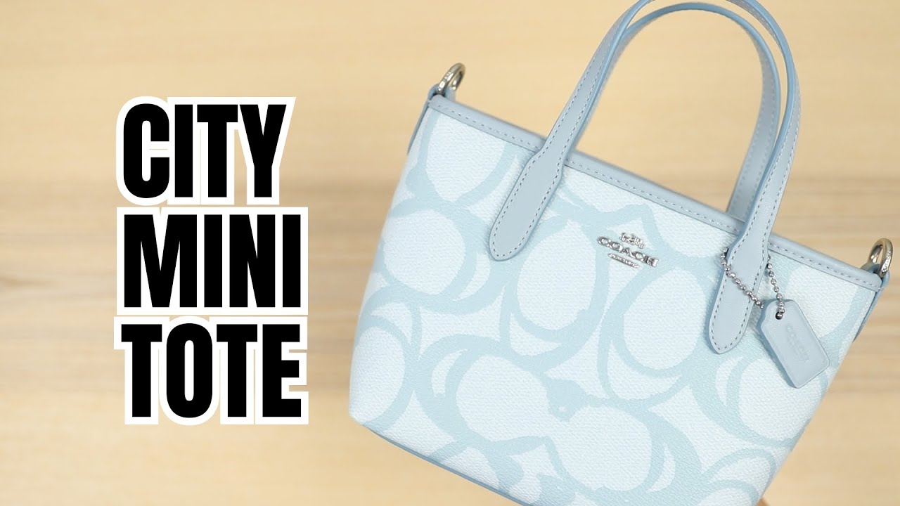 Coach City Mini Tote Bag ❄️ ICE ICE BABY!!! - YouTube