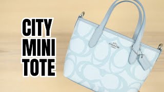 Coach City Mini Tote Bag ❄️ ICE ICE BABY!!!