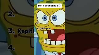 TOP 4 SPONGEBOB MOMENT💀 #shorts #funny