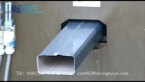 Square rainpipe downpipe rolling forming machine with bending or without