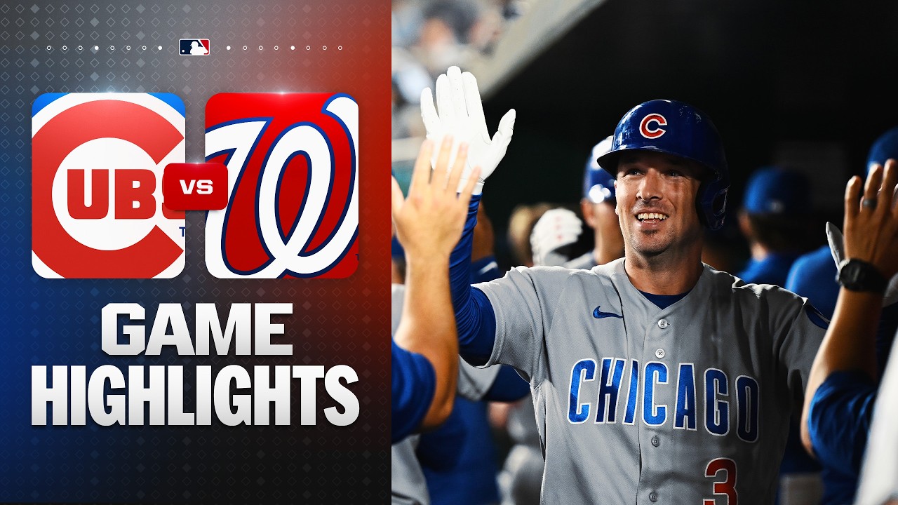 Cubs vs. Nationals Highlights (8/12/26) | MLB Highlights