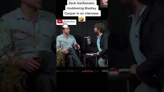 ZACH GALIFIANAKIS maddens BRADLEY COOPER -fight in the STUDIO (LOL) #shorts