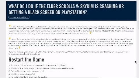 Skyrim PS4: A WASTE OF TIME - Bethesda