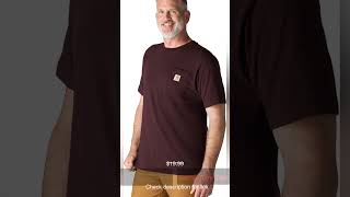 🔥 Carhartt Men's Iconic K87 Pocket T-Shirt #shorts