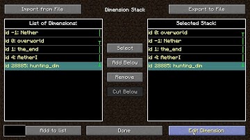 Vertically Stacked Dimensions Mod