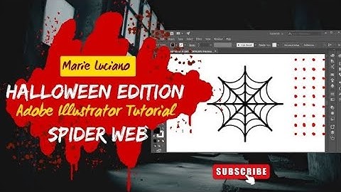 Adobe Illustrator Halloween-zelfstudies - Spinnenweb stap voor stap uitgelegd - Vectorontwerpen