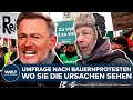 BAUERN-WUT: Straßenumfrage zu Bauernprotest &quot;Schuld der Ampel zu geben ist sehr einfach&quot; Ihre Stimme