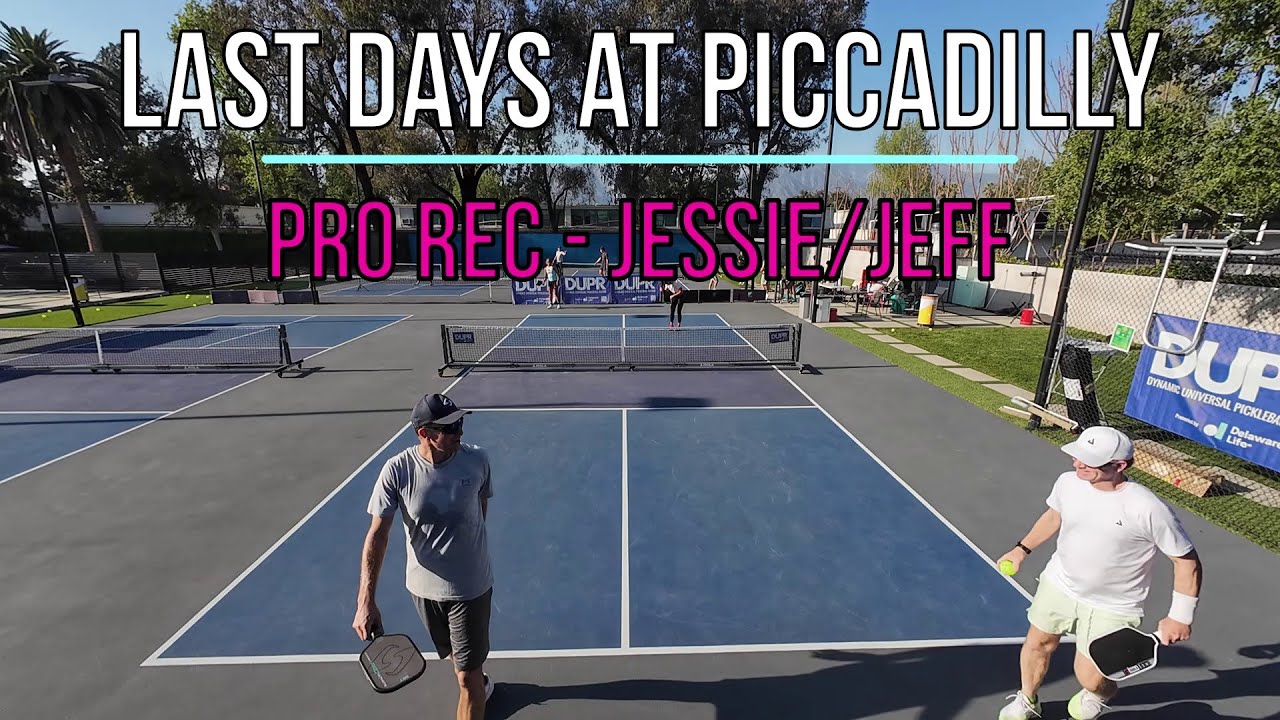 Last Piccadilly Pro Rec Games - Jessie(5.9) Rianna(5.6) vs Jeff(6.3) Scott(5.6)