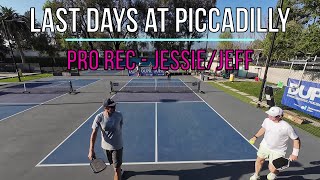 Last Piccadilly Pro Rec Games - Jessie(5.9) Rianna(5.6) vs Jeff(6.3) Scott(5.6)