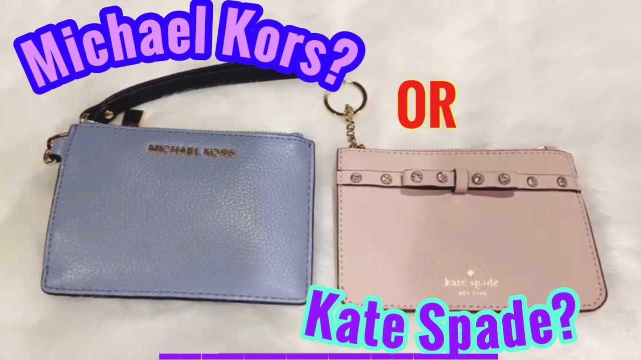 kate spade vs michael kors wallet