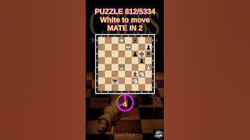 Chess puzzle series 🧩812/5334 #chess #puzzle #learnchesstactics #magnuscarlsen #polgar #chessbooks