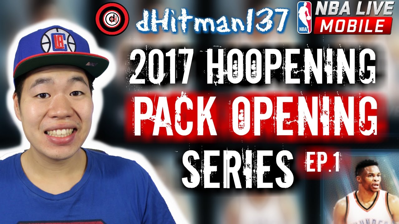 2017 Hoopening Ep1 -  Baby it's a triple elite -  Nba live Mobile Pack Opening
