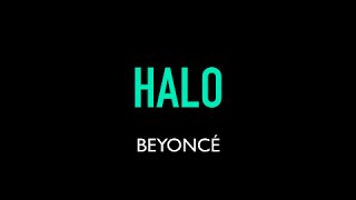 Beyoncé - Halo Karaoke Instrumental Lyrics On Screen SLOWER chords