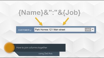 How to join columns together when importing into QuickBooks using Zed Axis