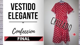 Hermoso Vestido Cruzado Adelante | Confección