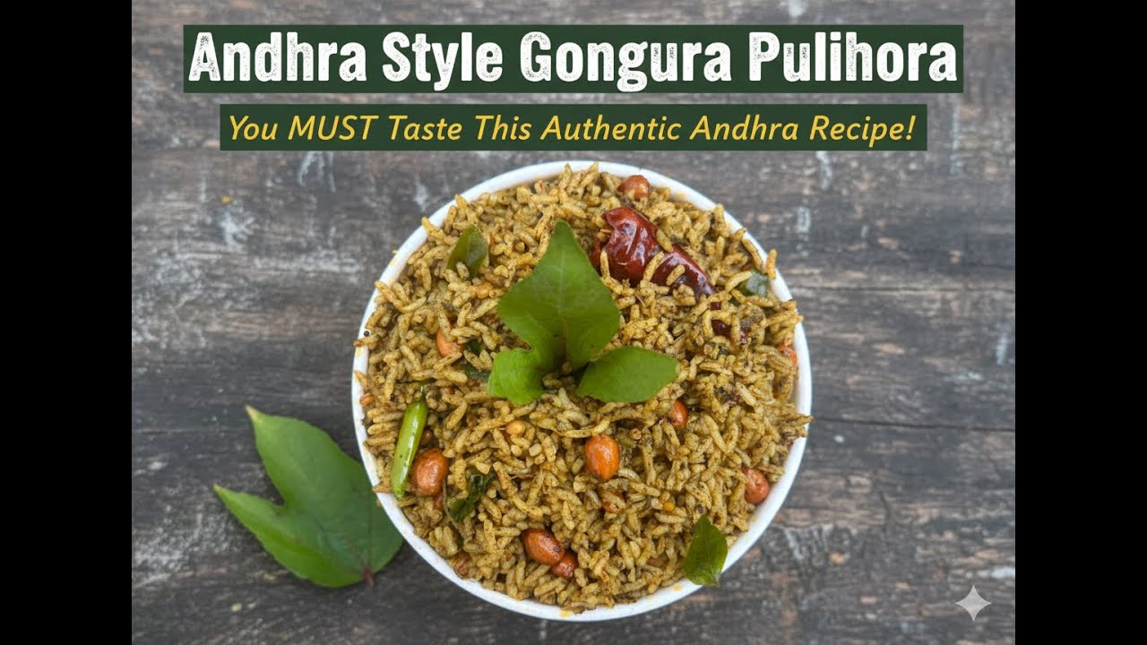 How to make Andhra Style Gongura Pulihora– Easy & Delicious!
