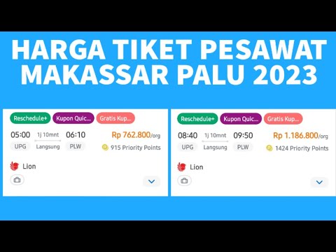 Tiket Pesawat Makassar Palu