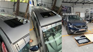 After Market Automatic OEM type Sunroof Installed on TATA HEXA screenshot 3