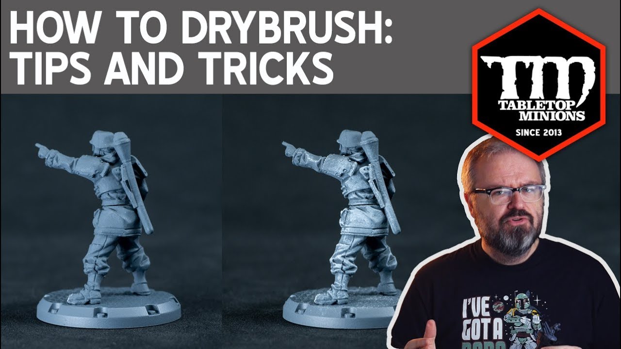 How to Dry Brush Minis: Tips and Tricks - YouTube