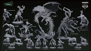 ABOMINABLE BEASTS | February 2024 Collection (STL Miniatures & 5e Adventure)