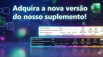 Nova versão do nosso suplemento - v3.0