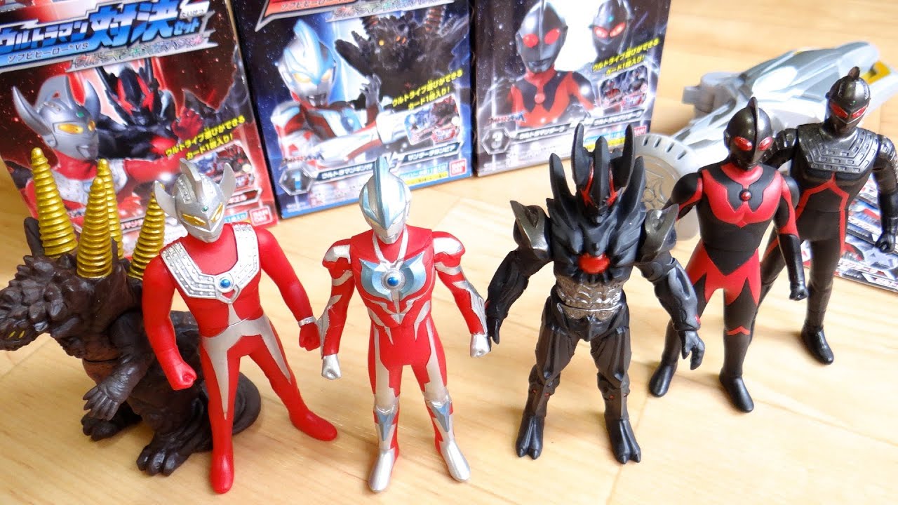 ウルトラマンソフビとギンガスパークセット