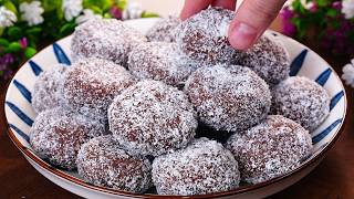 A Can of Condensed Milk and 5 Minutes! Only 5 Ingredients! No Bake!